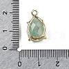 Natural Dyed Strawberry Quartz Faceted Pendants G-M431-16G-07-3