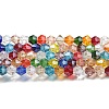 Transparent Electroplate Glass Beads Strands GLAA-F029-2mm-C29-1