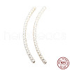 925 Sterling Silver Tube Beads STER-Q191-01B-S-1