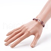 Adjustable Handmade Millefiori Glass Beaded Bracelets BJEW-JB06074-01-4