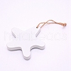 MDF Board Pendant Ornaments HJEW-WH0014-21A-2