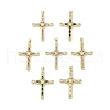 Real 18K Gold Plated Brass with Glass Pendants KK-A209-32G-1