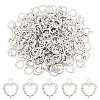 DICOSMETIC 200Pcs 304 Stainless Steel Open Charms STAS-DC0005-92-1
