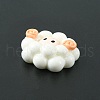 Opaque Cute Animal Resin Cabochons CRES-O006-03-4