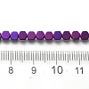 Electroplated Synthetic Non-magnetic Hematite Beads Strands G-C154-B01-01E-4
