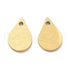 Ion Plating(IP) 304 Stainless Steel Pendants STAS-K216-43G-1