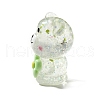 Transparent Resin Little Bear Ornament RESI-S015-01J-2