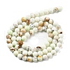 Natural Lemon Turquoise(Jasper) Beads Strands G-A262-A04-5mm-3