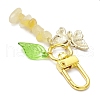 Natural & Synthetic Gemstone Chips Pendant Decorations HJEW-JM03258-6
