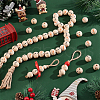   80Pcs 2 Styles Natural Wood European Beads WOOD-PH0002-72B-5