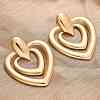 304 Stainless Steel Stud Earrings EJEW-Z098-10G-1