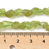 Raw Rough Natural Peridot Beads Strands G-M453-C02-5