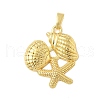 Brass Pendants KK-B139-21A-G-1