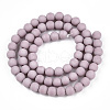 Opaque Glass Beads Strands GLAA-T032-P6mm-MD07-3