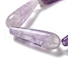 Natural Amethyst Beads Strands G-P528-H15-01-4