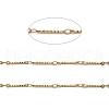 Ion Plating(IP) 304 Stainless Steel Rectangle Link Chains CHS-G025-12G-2