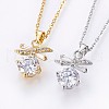 304 Stainless Steel Pendant Necklaces NJEW-H486-06-1