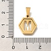 304 Stainless Steel Charms STAS-H227-01G-M-3