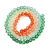 Gradient Color Baking Painted Glass Bead Strands X1-DGLA-A039-T4mm-A013-2