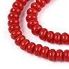 Opaque Spray Painted Glass Beads GLAA-ZX008-4mm-18N-3