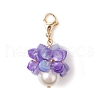 Shell Pearl Pendant Decoration HJEW-TA00328-4