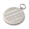 Non-Tarnish 304 Stainless Steel Pendants STAS-C086-05B-P-2
