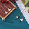 4Pcs 2 Colors Rack Plating Brass Enamel Pendants FIND-SZ0002-61-5