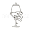304 Stainless Steel Pendants STAS-G355-03P-1