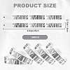 CREATCABIN 100Pcs Paper Disposable Wristbands BJEW-CN0001-10B-2