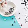 Mega Pet 40Pcs 4 Colors 304 Stainless Steel Beads STAS-MP0001-04-4