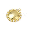 Brass Plastic Pearl Pendants KK-M322-49G-2