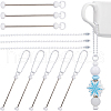 SUNNYCLUE 8Pcs Iron Bar Beadable Pendant Decorations for Jewelry Making DIY Crafts IFIN-SC0001-76-1