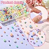 DIY Colorful Acrylic Round Beaded Stretch Bracelets FIND-YW0005-91-3