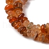 Dyed Natural Carnelian Chip Beads Strands G-E271-105-5