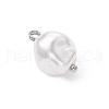 Eco-Friendly Plastic Imitation Pearl Charms PALLOY-JF03968-02-4