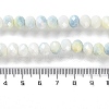 Electroplate Handmade Lampwork Beads Strands LAMP-S068-02O-4