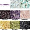  96~120G 8 Style Natural Mixed Gemstone Chip Beads G-NB0002-34-7