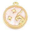 Alloy Enamel Pendants X1-ENAM-T021-03B-1