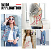 Plum Blossom Shape Appliques PATC-WH0007-11E-7