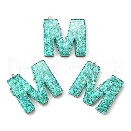 Transparent Epoxy Resin Pendants CRES-XCP0001-33-1