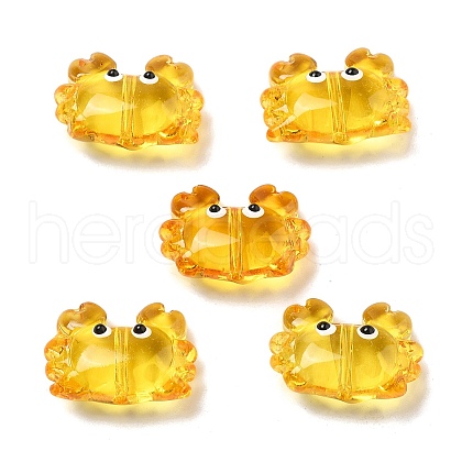 Handmade Lampwork Enamel Beads LAMP-V001-08F-1