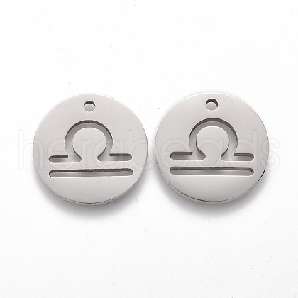 Tarnish Resistant 201 Stainless Steel Pendants STAS-Z001-B-09P-1