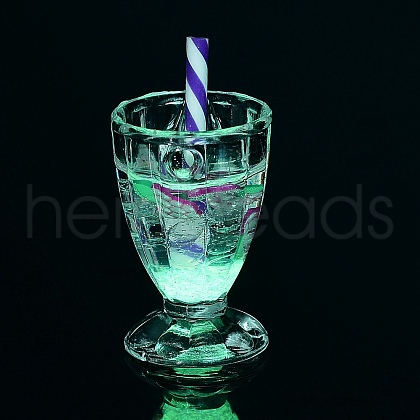 Luminous Transparent Resin Pendants CRES-F026-01A-1