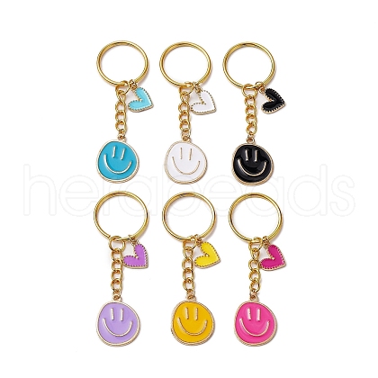 Alloy Enamel Charms Keychain KEYC-JKC00890-1