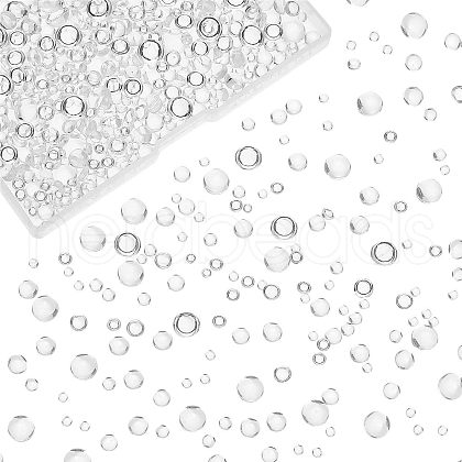 CHGCRAFT 1700Pcs 5 Style Transparent Resin Cabochons RESI-CA0001-31-1