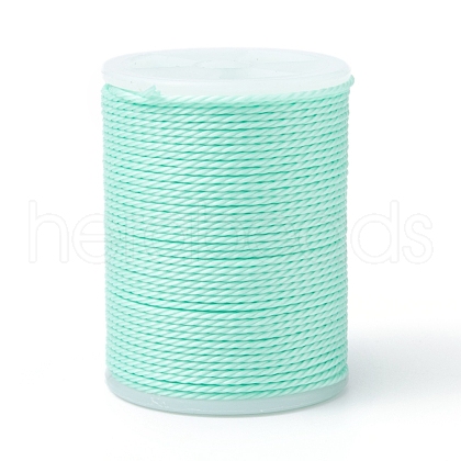 Round Waxed Polyester Cord YC-G006-01-1.0mm-34-1