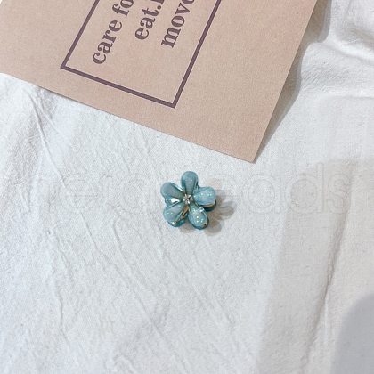 Plastic Flower Claw Hair Clips PW-WGF255D-02-1