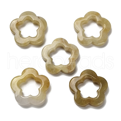 Natural Topaz Jade Cabochons G-Q190-05G-1