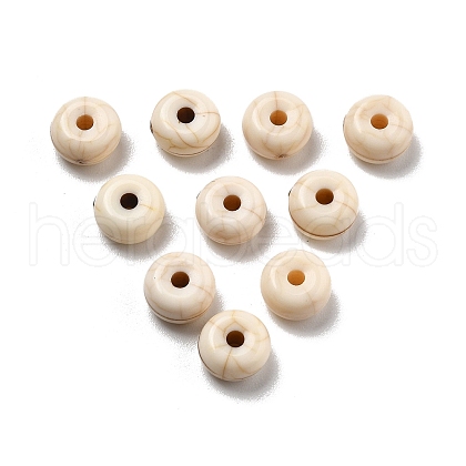 Crackle Opaque Acrylic Beads OACR-Z026-03A-1