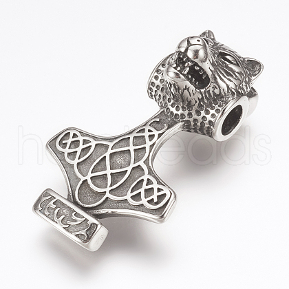 316 Surgical Stainless Steel Pendants STAS-F133-32AS-1